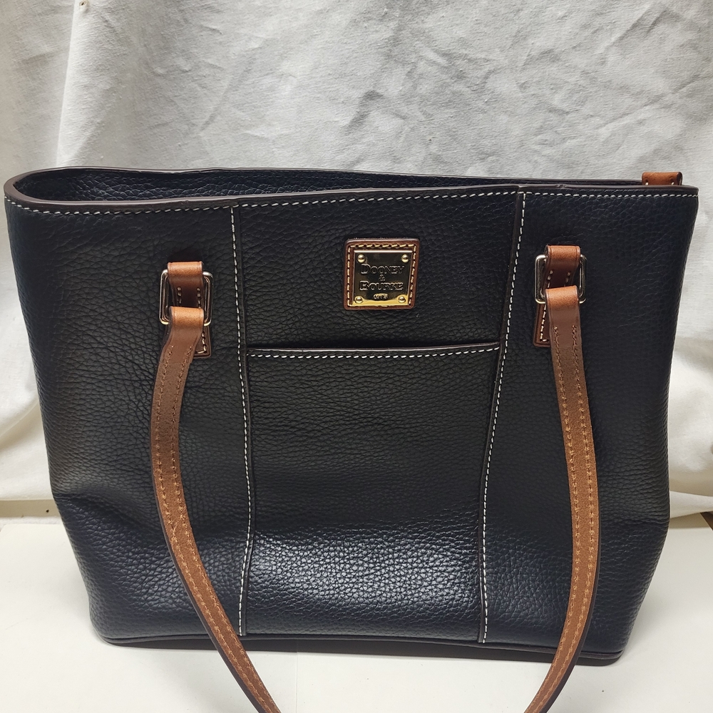 New Dooney & Bourke Small Lexington, Black (BL), R342 Shopper Tote Handbag Purse